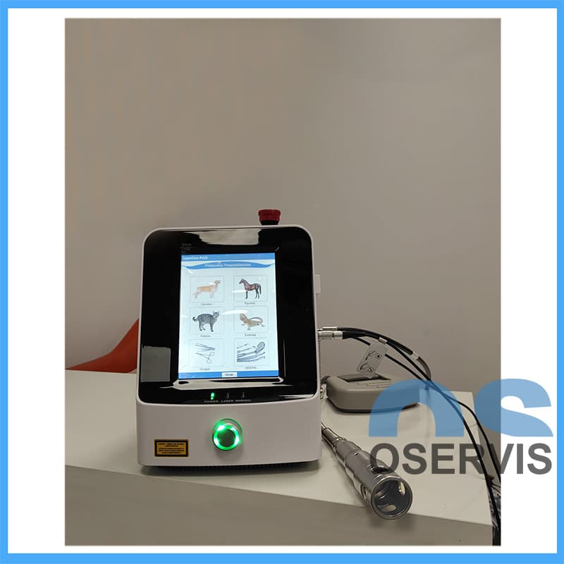 Equipo veterinario de diagnóstico y tratamiento instalado